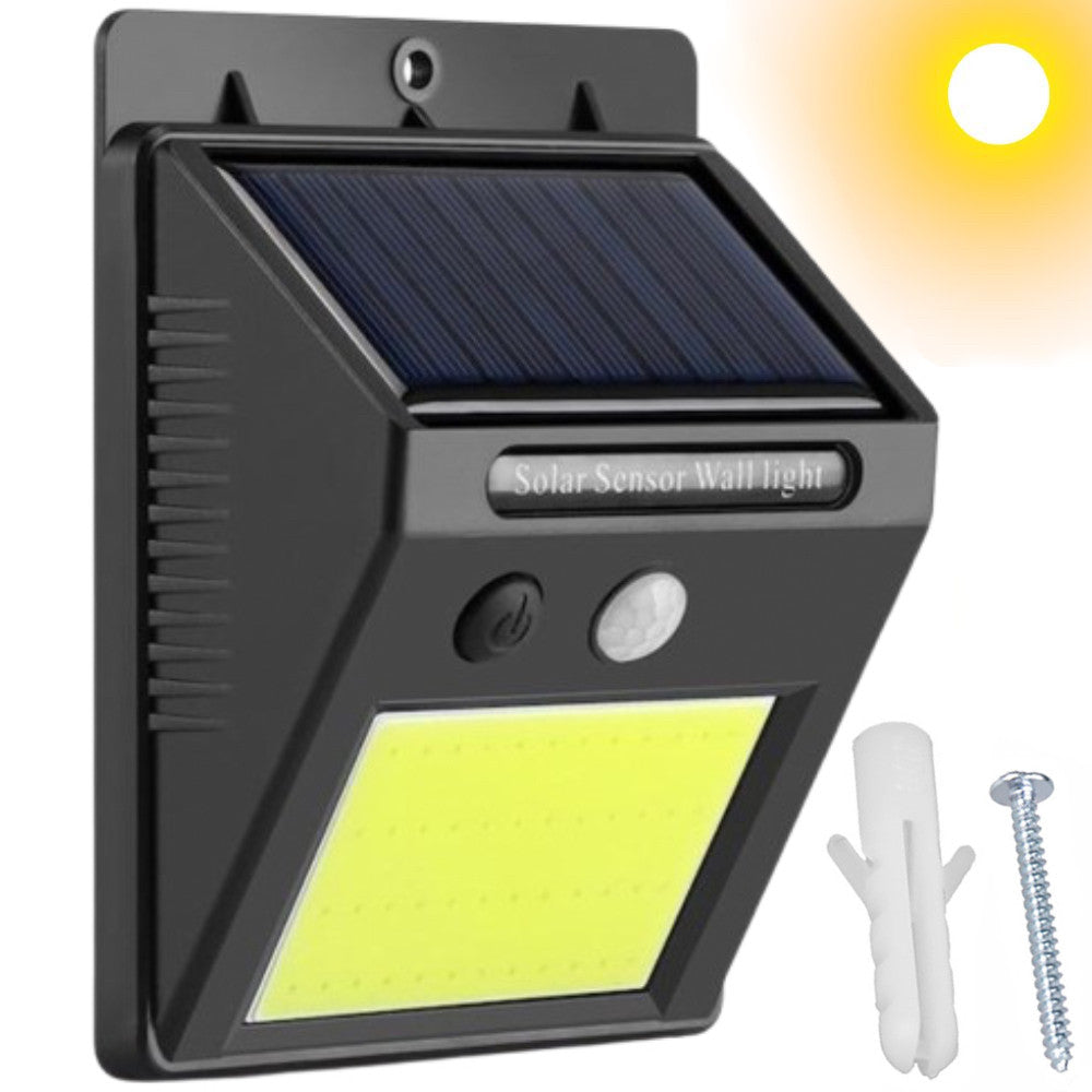 Вуличний ліхтар на сонячній батареї з датчиком руху, SH-1605 / Настінний світильник / Водостійкий ліхтар