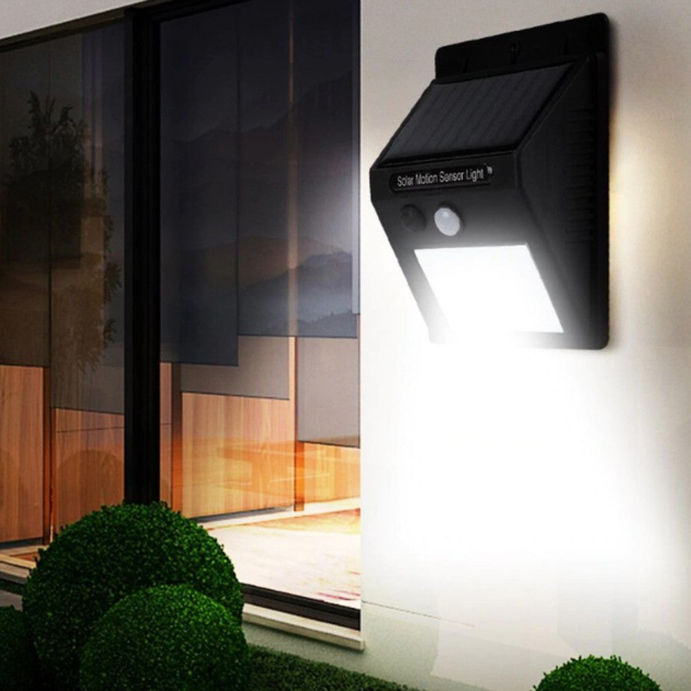 Вуличний ліхтар на сонячній батареї з датчиком руху, SH-1605 / Настінний світильник / Водостійкий ліхтар