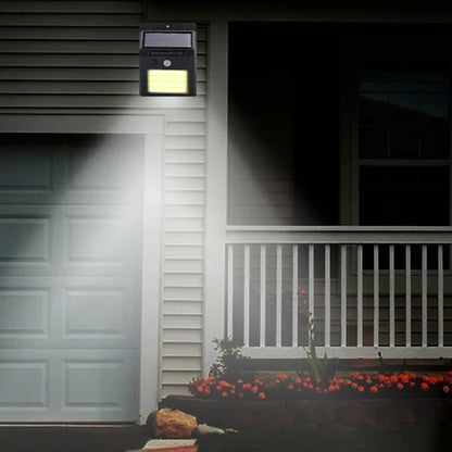 Вуличний ліхтар на сонячній батареї з датчиком руху, SH-1605 / Настінний світильник / Водостійкий ліхтар