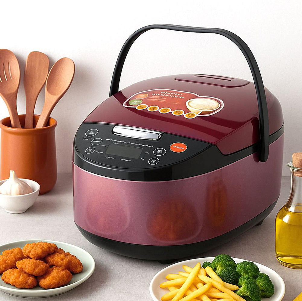 Електрична мультиварка-скороварка M57, 12 програм, 5 л, 900 Вт / Рисоварка для дому / Пароварка