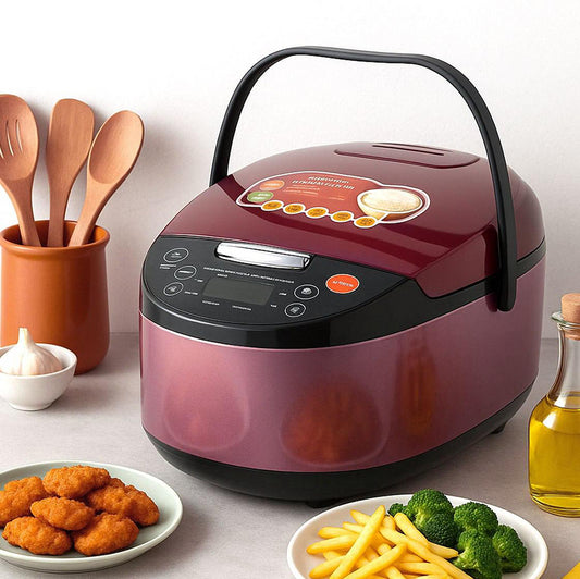 Електрична мультиварка-скороварка M57, 12 програм, 5 л, 900 Вт / Рисоварка для дому / Пароварка