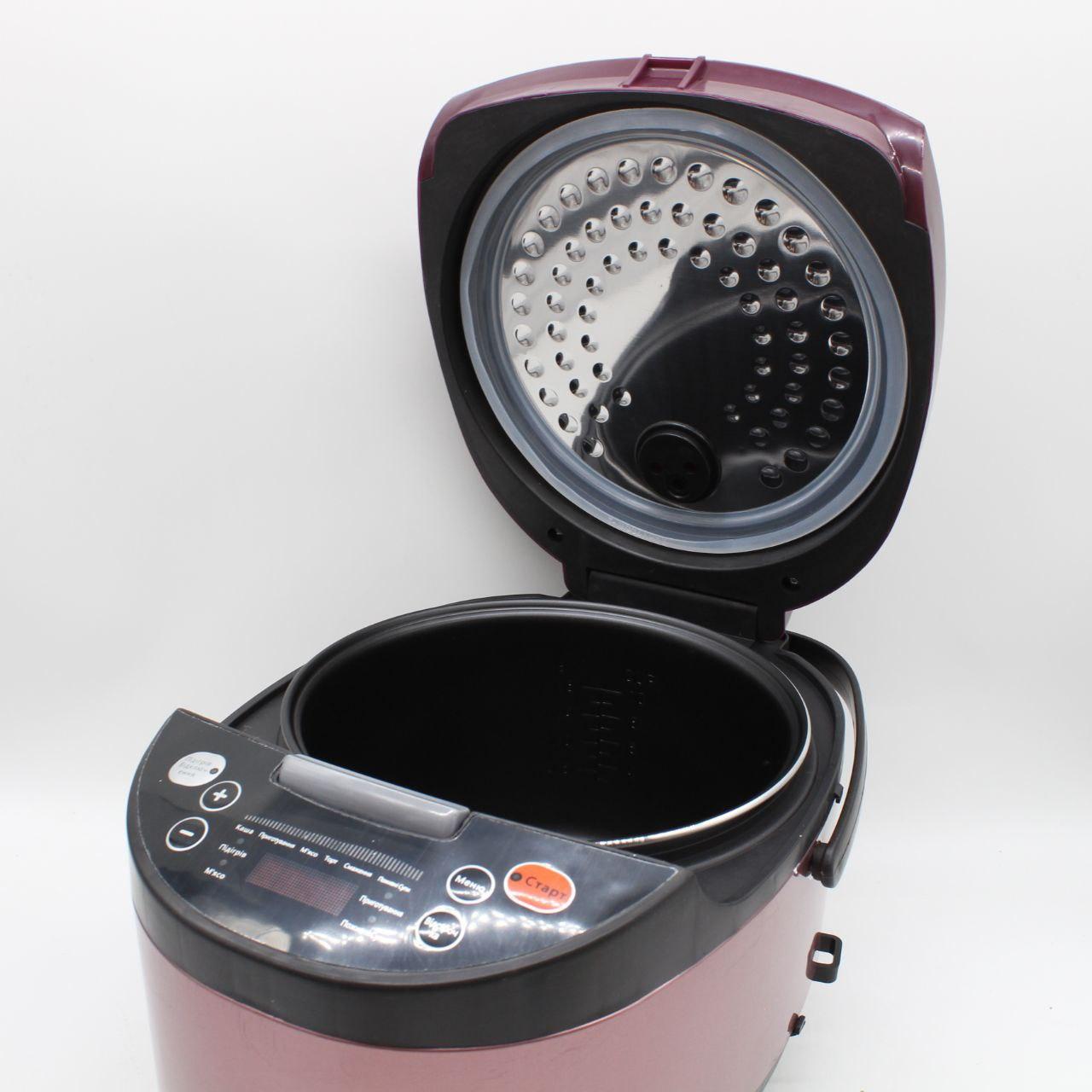 Електрична мультиварка-скороварка M57, 12 програм, 5 л, 900 Вт / Рисоварка для дому / Пароварка