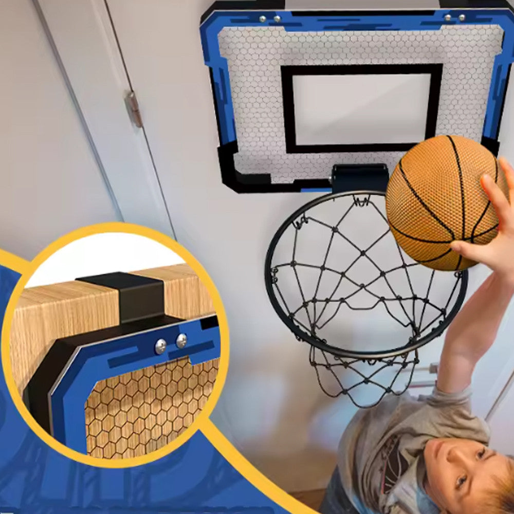 Баскетбольне кільце з електронним табло та м'ячем / Підвісне кільце баскетбольне / Дитячий набір для гри в баскетбол