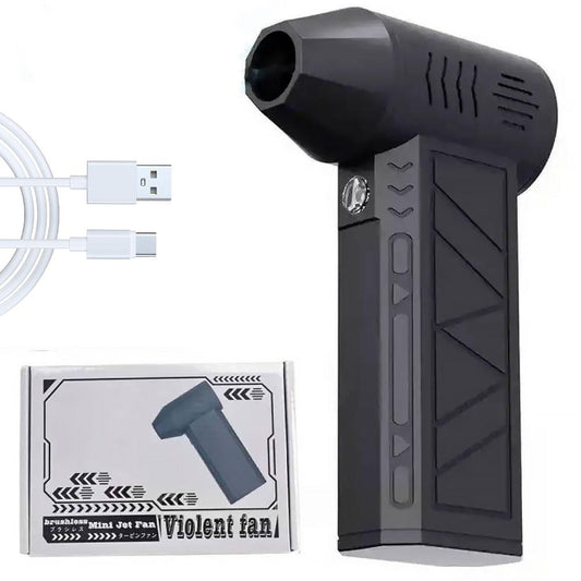 Портативний турбовентилятор 5000мАч, від USB, ZY7400-SE/PRO / Турбофен / Міні турбо вентилятор