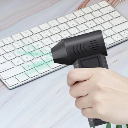 Портативний турбовентилятор 5000мАч, від USB, ZY7400-SE/PRO / Турбофен / Міні турбо вентилятор