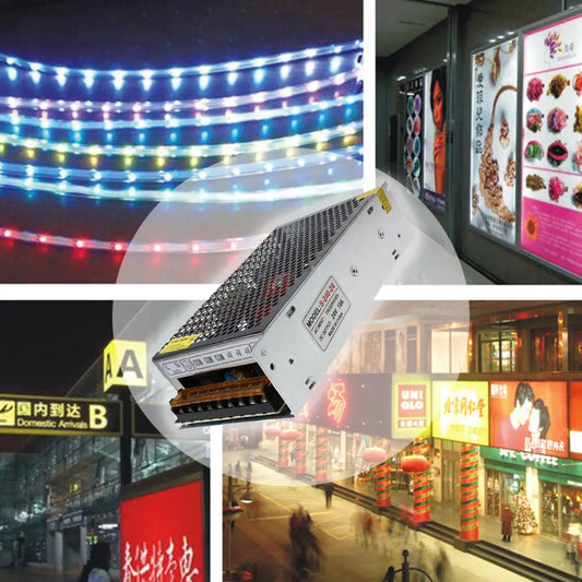 Імпульсний блок живлення 24В, 10A, 240Вт, металевий корпус / Мережевий блок живлення для світлодіодної стрічки