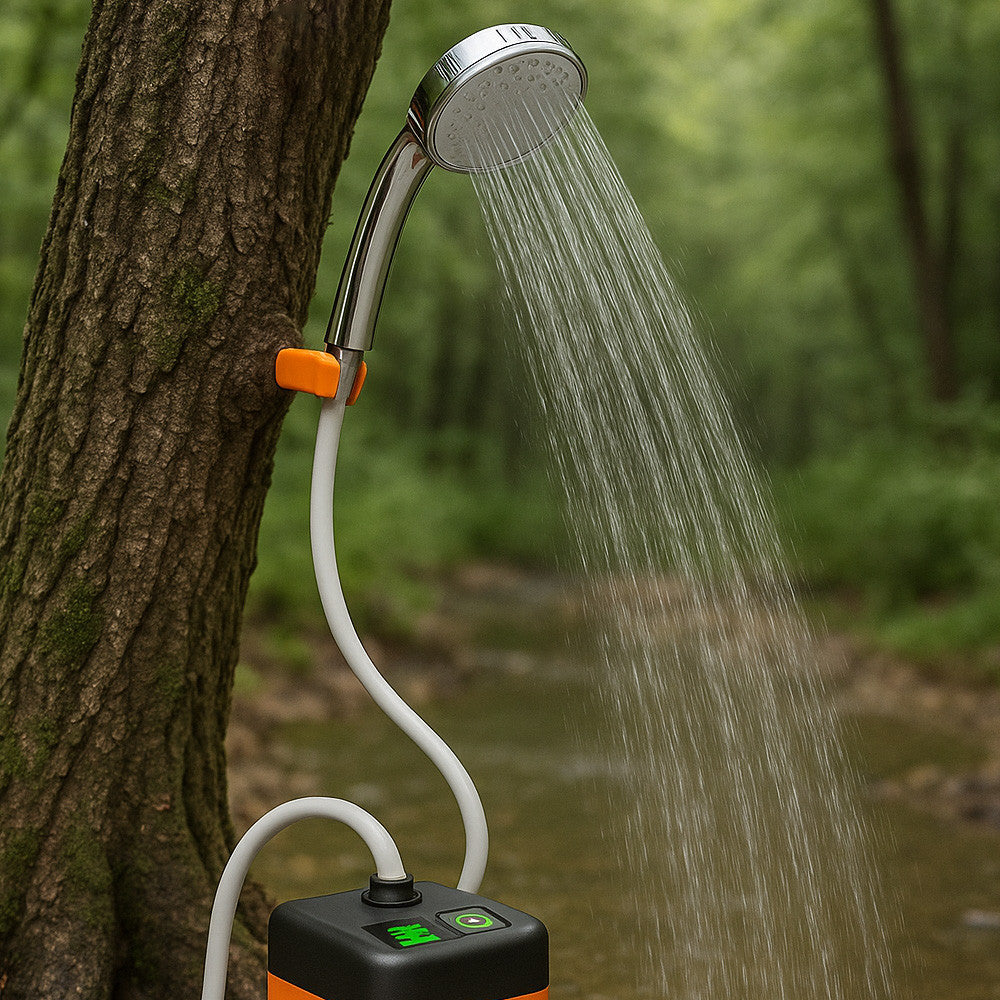 Портативний душ із акумулятором 4800 мАг, MY-880 / Мобільний душ для кемпінгу / Душ із цифровим індикатором