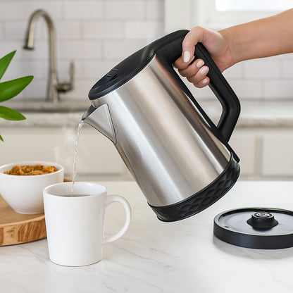 Електрочайник металевий 2.3л 1500Вт B-3015 / Електричний чайник / Чайник дисковий