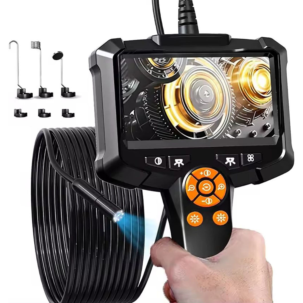 Ендоскоп для авто з монітором 4,3", 5м, 8мм камера, від USB / Ендоскопічна камера / Ендоскоп автомобільний