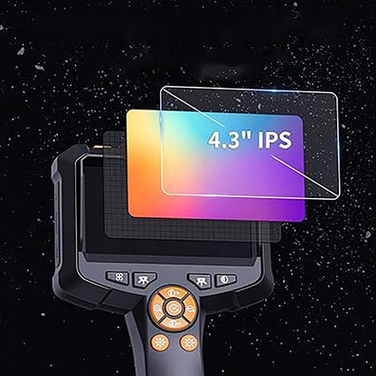 Ендоскоп для авто з монітором 4,3", 5м, 8мм камера, від USB / Ендоскопічна камера / Ендоскоп автомобільний