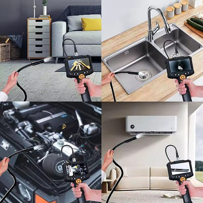 Ендоскоп для авто з монітором 4,3", 5м, 8мм камера, від USB / Ендоскопічна камера / Ендоскоп автомобільний