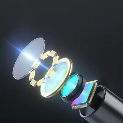 Ендоскоп для авто з монітором 4,3", 5м, 8мм камера, від USB / Ендоскопічна камера / Ендоскоп автомобільний