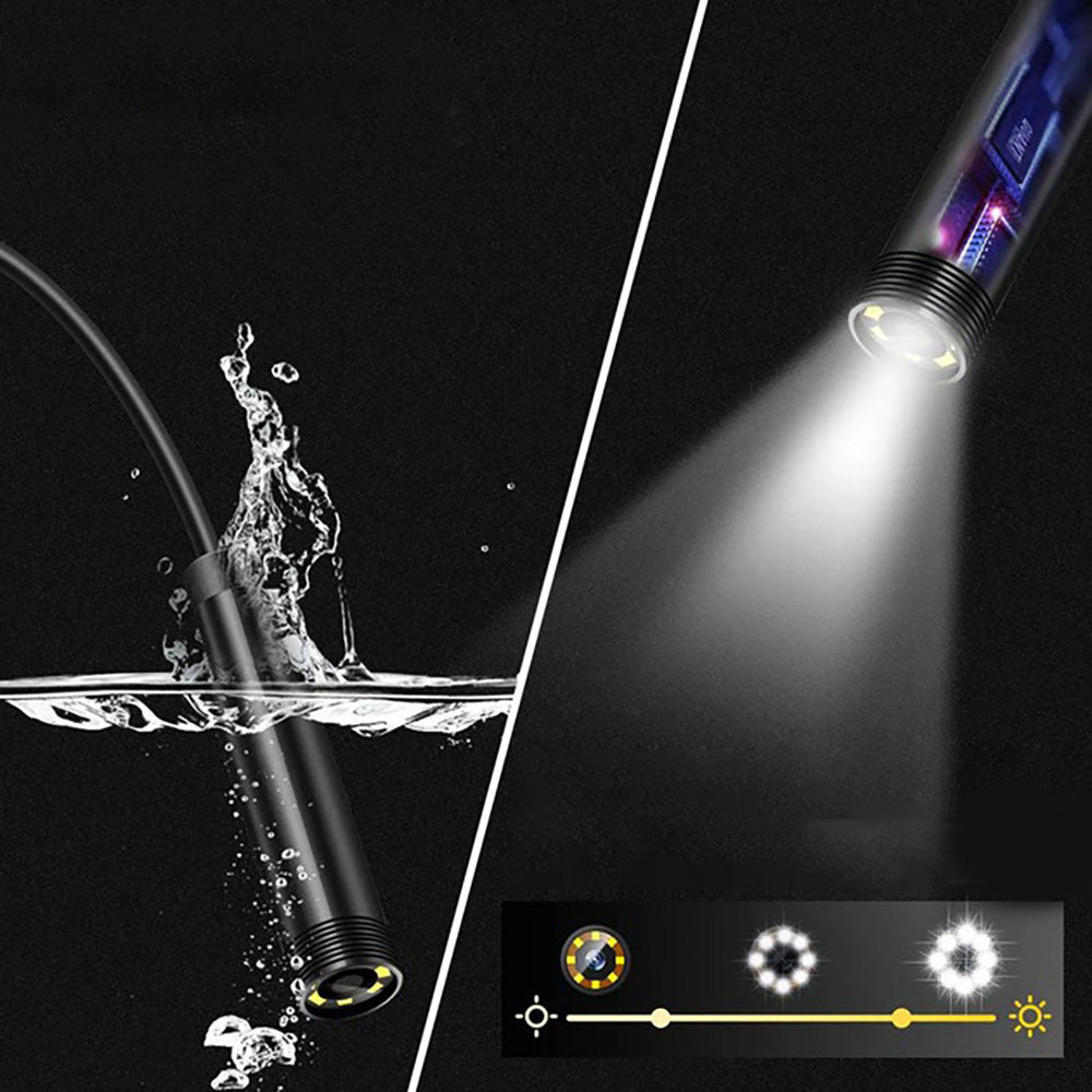 Ендоскоп для авто з монітором 4,3", 5м, 8мм камера, від USB / Ендоскопічна камера / Ендоскоп автомобільний