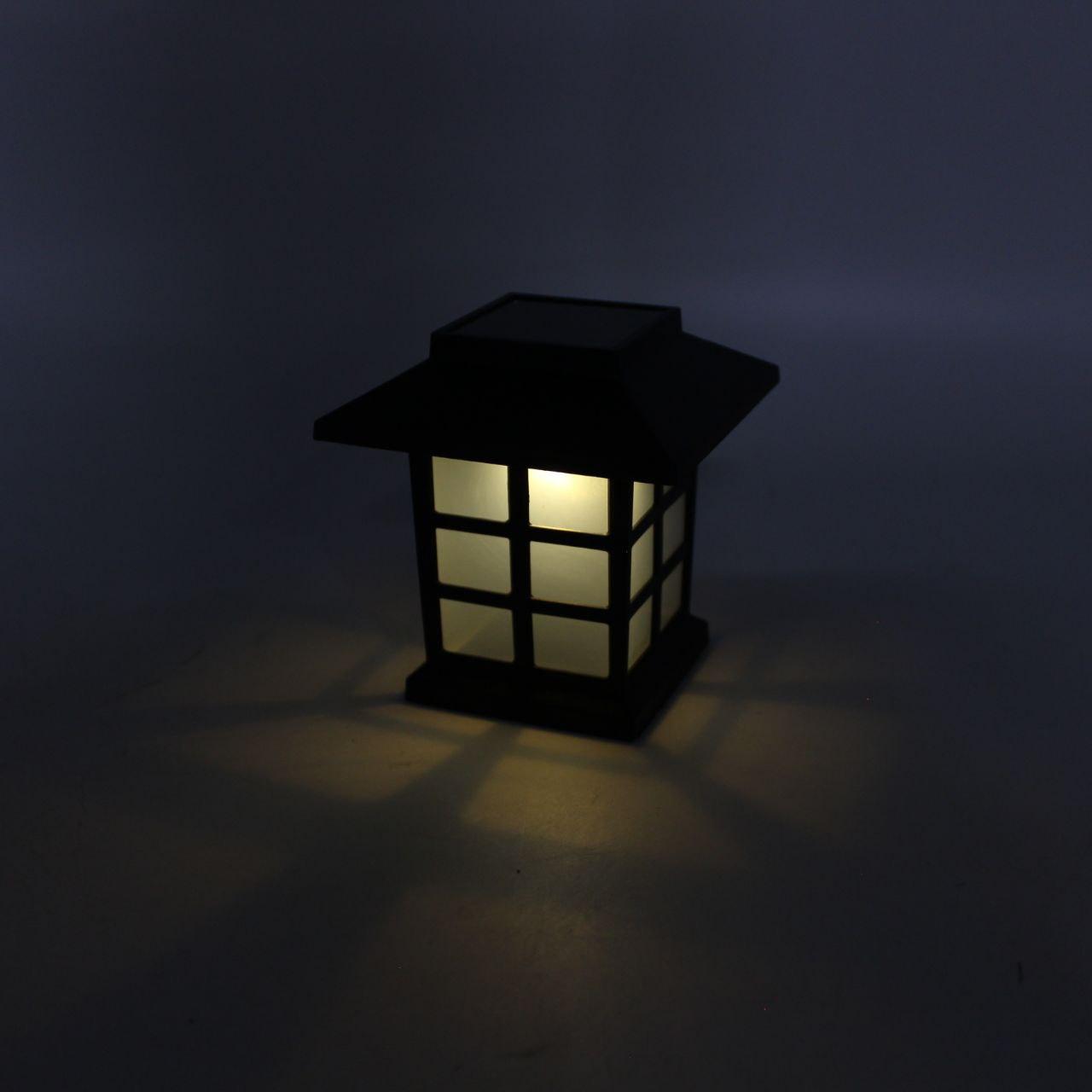 1 шт Ліхтар для саду на сонячній батареї 38 см, Тепле біле світіння / Вуличний ліхтар / Світильник садовий