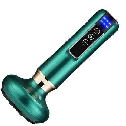 Вакуумний масажер акумуляторний, 6 режимів, Зелений / Ручний масажер для тіла від целюліту