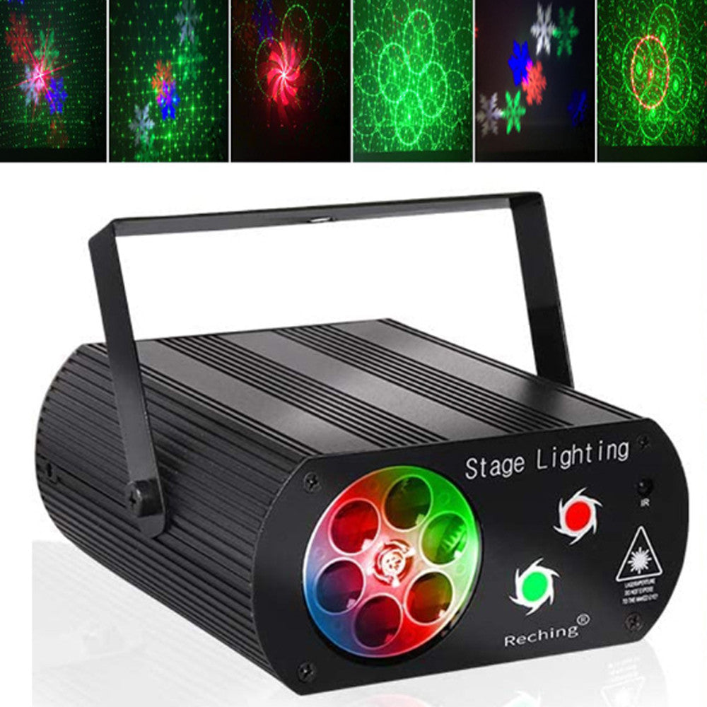 Лазерний проектор для дискотек з пультом дистанційного керування / Диско лазер / Лазерна установка для вечірок