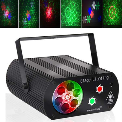 Лазерний проектор для дискотек з пультом дистанційного керування / Диско лазер / Лазерна установка для вечірок