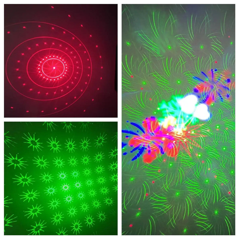 Лазерний проектор для дискотек з пультом дистанційного керування / Диско лазер / Лазерна установка для вечірок