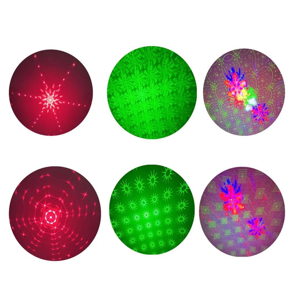 Лазерний проектор для дискотек з пультом дистанційного керування / Диско лазер / Лазерна установка для вечірок