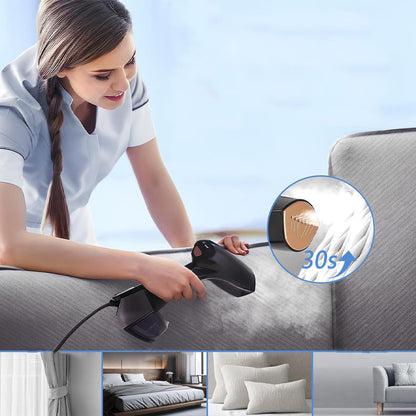 Вертикальний відпарювач RAF R.1285W, 1600Вт, 320мл / Ручний відпарювач для дому / Парова праска