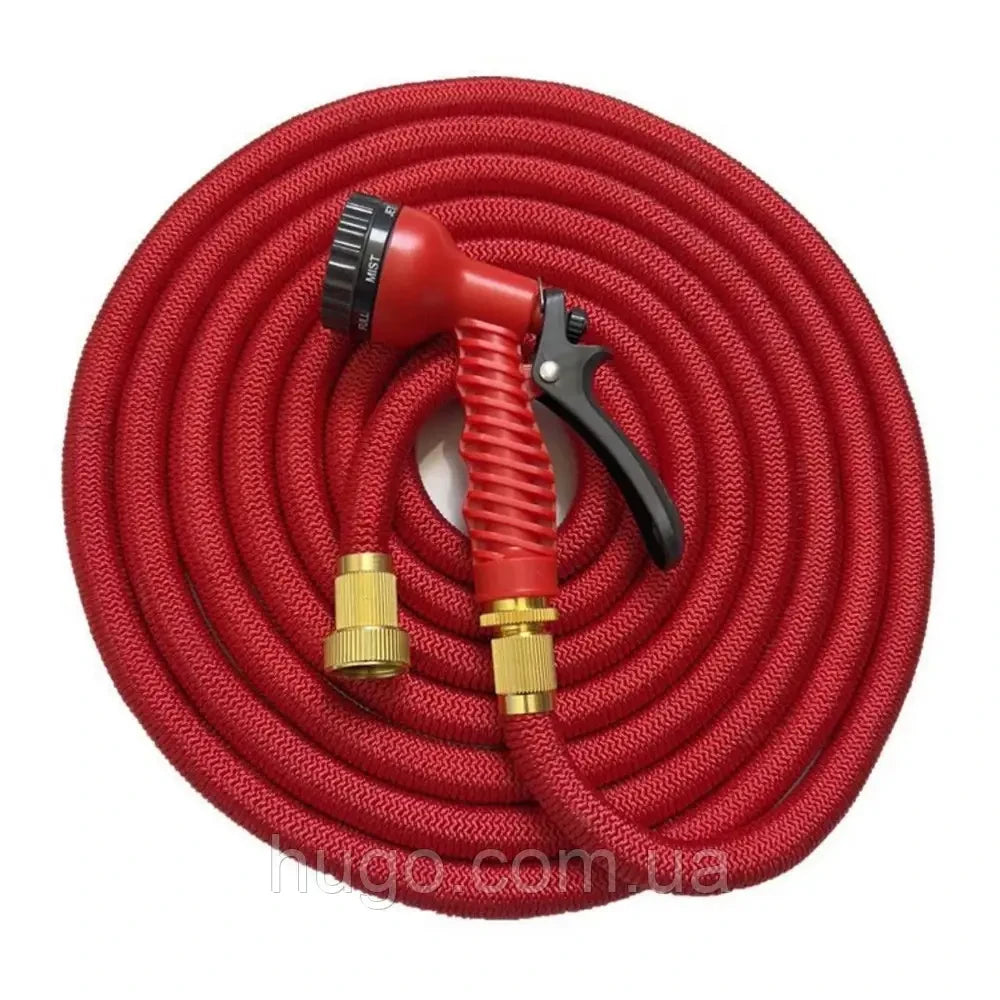 Гнучкий шланг високого тиску для поливу 75м / Шланг садовий / Шланг поливальний