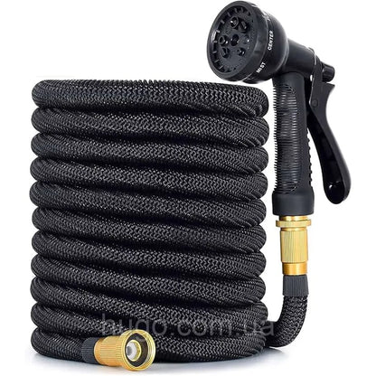 Гнучкий шланг високого тиску для поливу 100м / Шланг садовий / Шланг поливальний