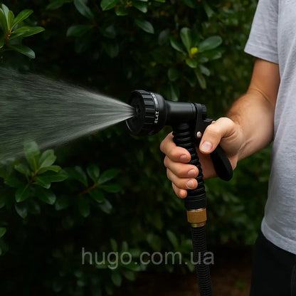 Гнучкий шланг високого тиску для поливу 100м / Шланг садовий / Шланг поливальний