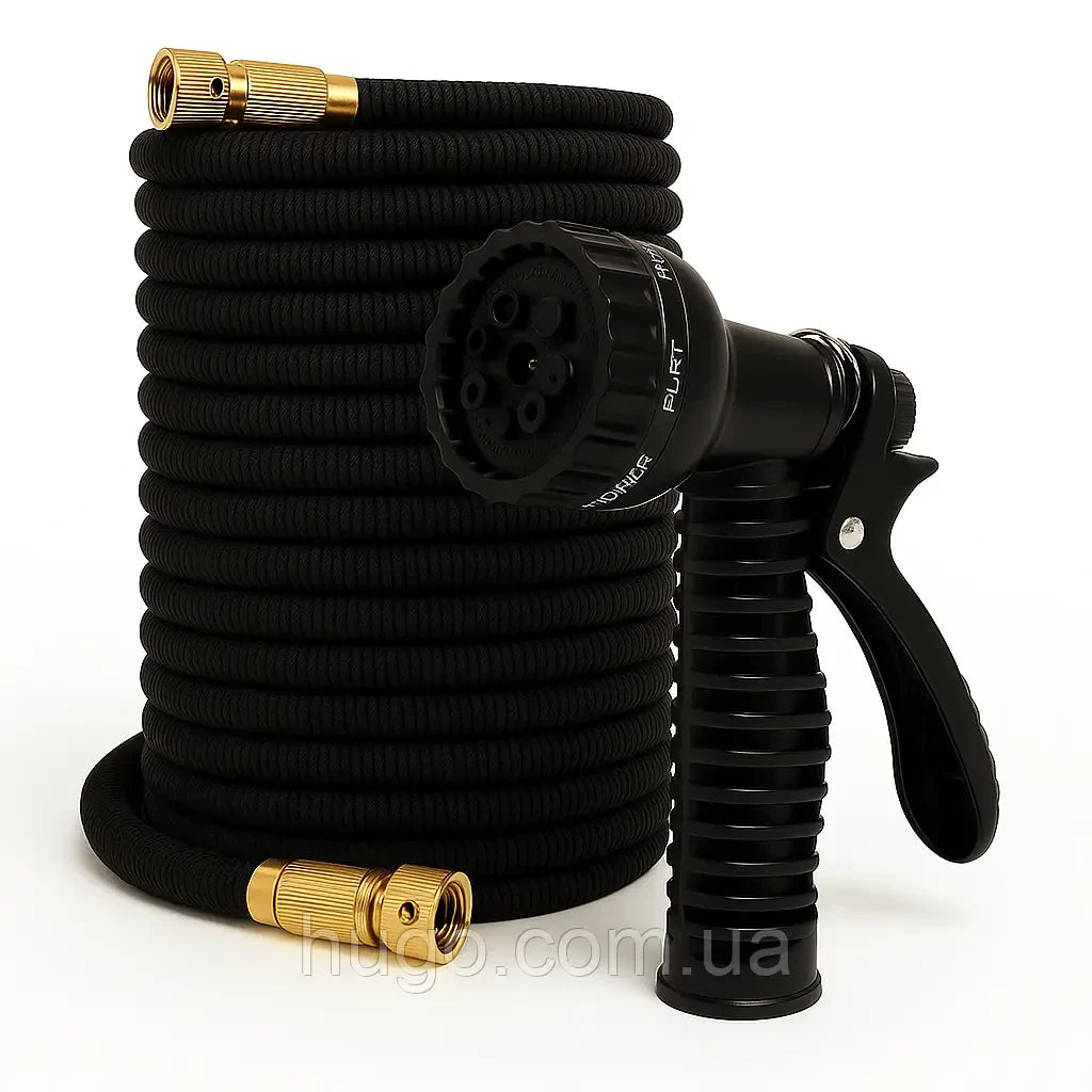 Гнучкий шланг високого тиску для поливу 100м / Шланг садовий / Шланг поливальний