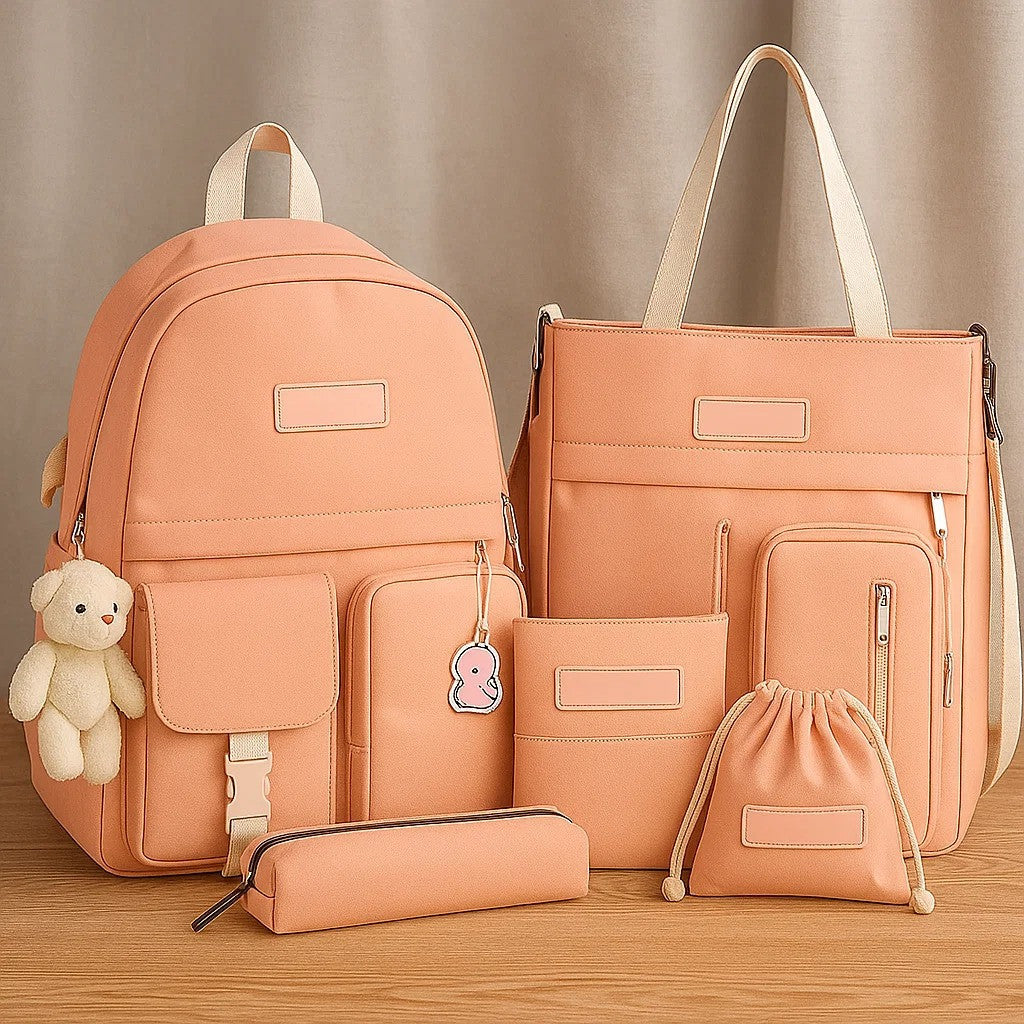 Рюкзак-трансформер 5в1, 42x30x11см, Рожевий / Міський рюкзак / Рюкзак підлітковий / Дитячий рюкзак / Портфель