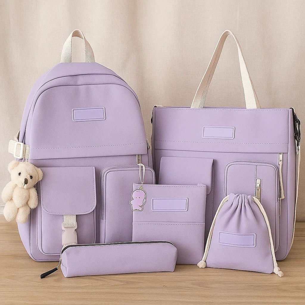 Рюкзак-трансформер 5в1, 42x30x11см, Фіолетовий / Міський рюкзак / Рюкзак підлітковий / Дитячий рюкзак /Портфель