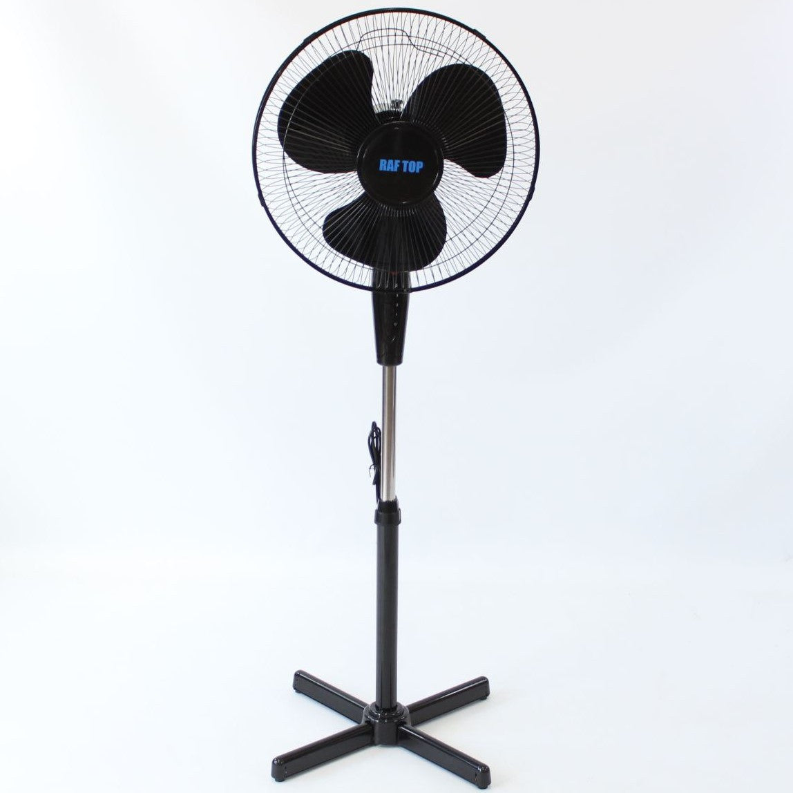 Вентилятор підлоговий 40Вт, 3 швидкості, Чорний / Побутовий вентилятор / Вентилятор для дому / Кімнатний вентилятор