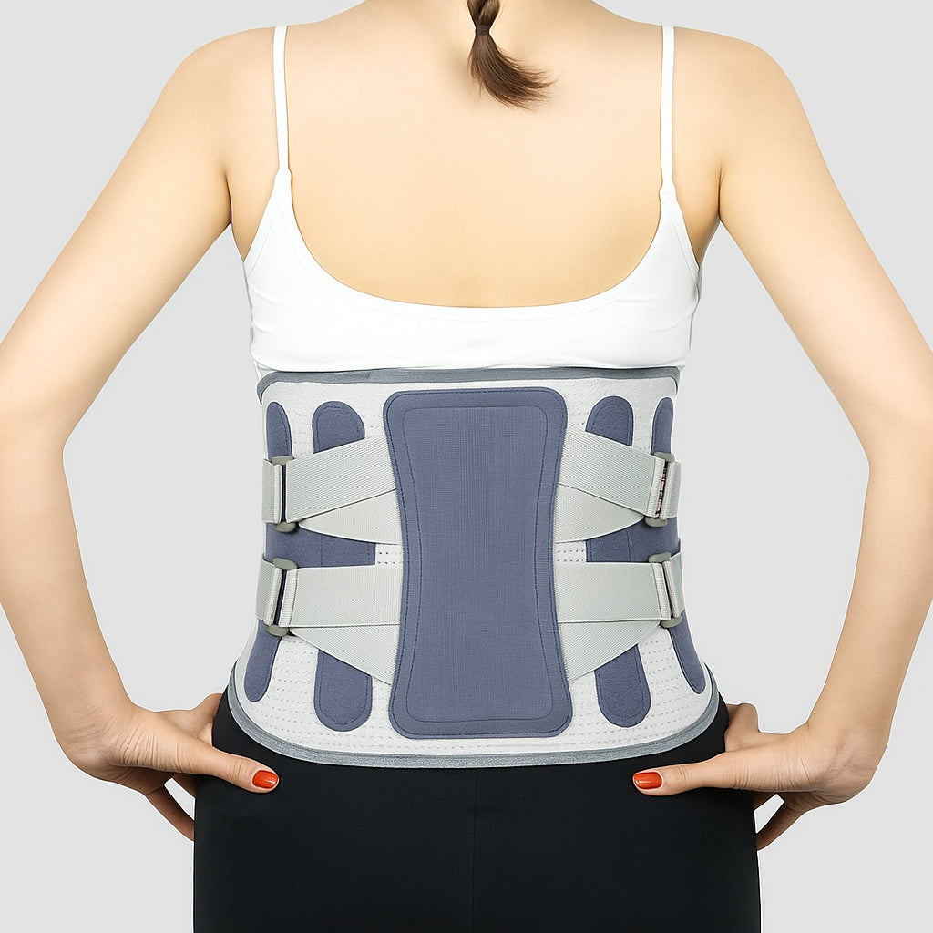 Бандажний пояс GT-244 для підтримки спини та попереку: Надійна підтримка та комфорт / Корсет для спини з регулюванням розміру