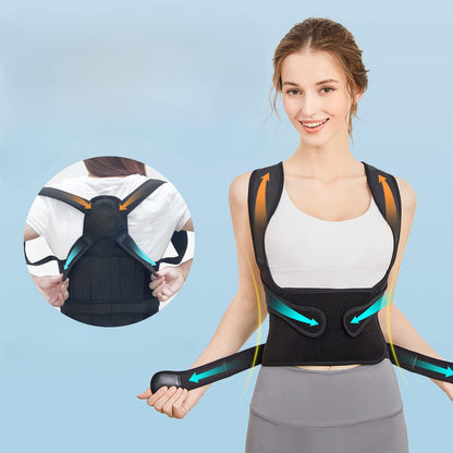 Коректор постави спини GT0028 "Ідеальна постава" / Еластичний корсет / Ортопедичний бандаж для спини для постави / Корсет для