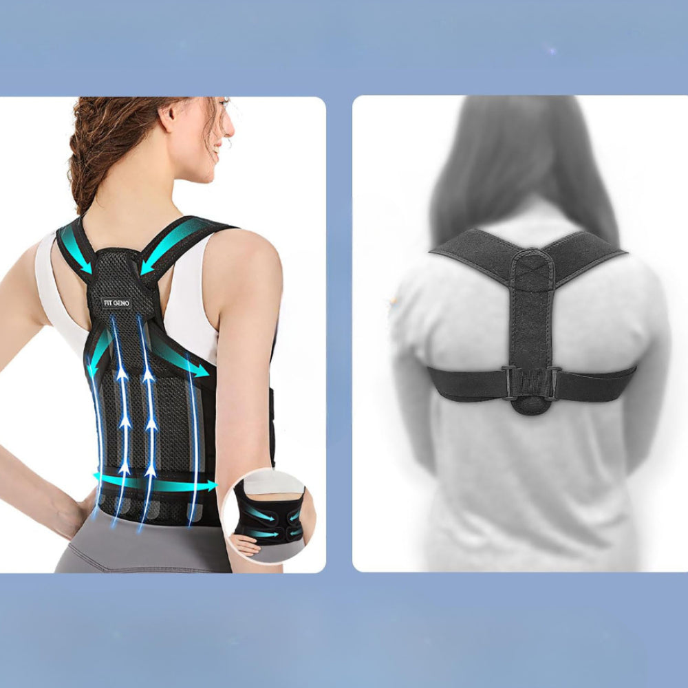 Коректор постави спини GT0028 "Ідеальна постава" / Еластичний корсет / Ортопедичний бандаж для спини для постави / Корсет для