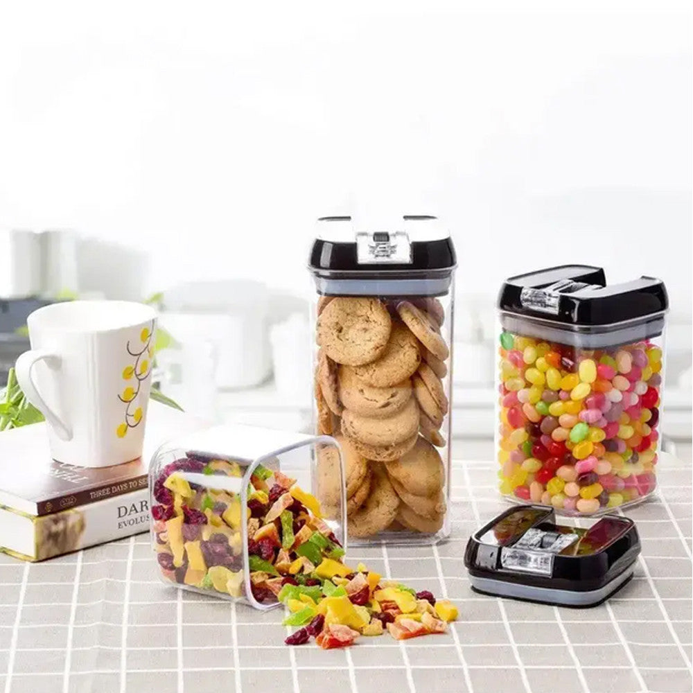 Набір ємностей для зберігання сипучих продуктів 5шт / Контейнер для сипучих продуктів / Баночки для круп / Контейнери для круп