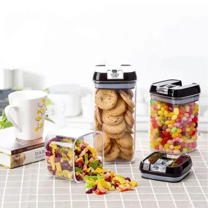 Набір ємностей для зберігання сипучих продуктів 5шт / Контейнер для сипучих продуктів / Баночки для круп / Контейнери для круп