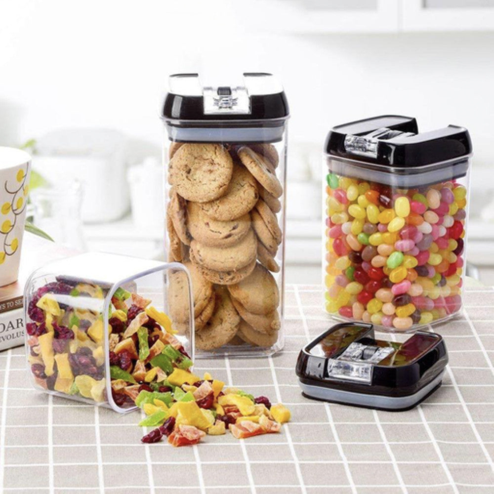 Набір ємностей для зберігання сипучих продуктів 5шт / Контейнер для сипучих продуктів / Баночки для круп / Контейнери для круп