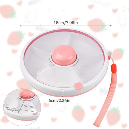 Ланч-бокс п'ятисекційний / Контейнер для їжі / Герметичний ланч бокс / Ланчбокс для їжі