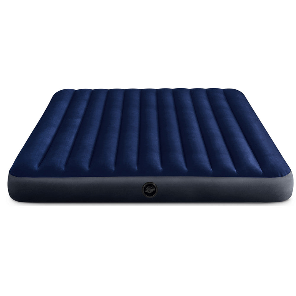 Надувний матрац Intex Classic Downy, двомісний, 203х152х25 см / Надувний матрац для сну