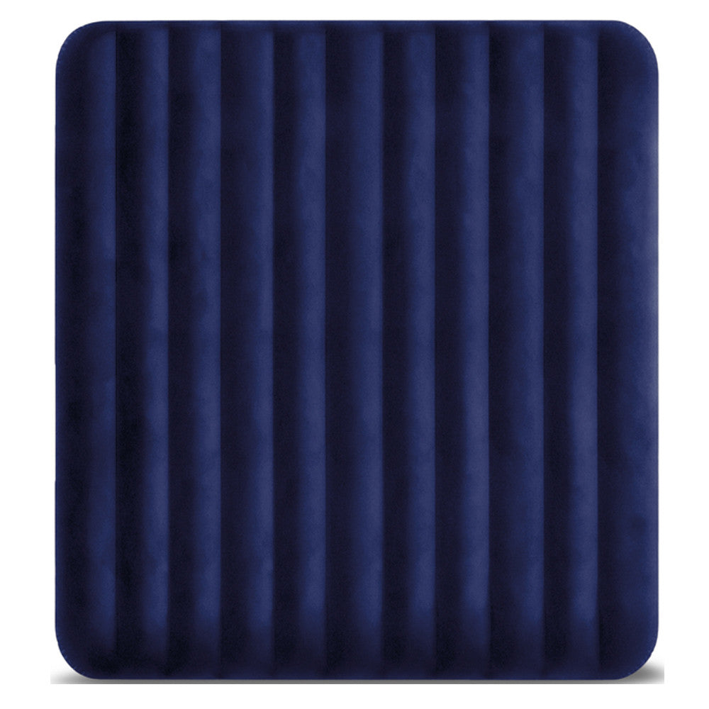 Надувний матрац Intex Classic Downy, двомісний, 203х152х25 см / Надувний матрац для сну