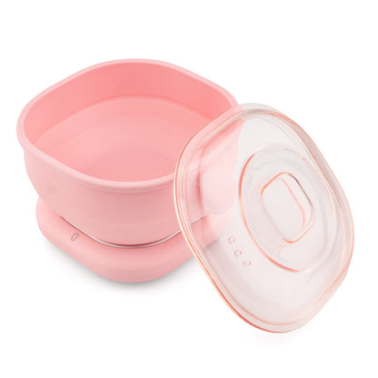 Воскоплав силіконовий з воском та шпателями 400мл, ART-0562 / Портативний нагрівач для воску