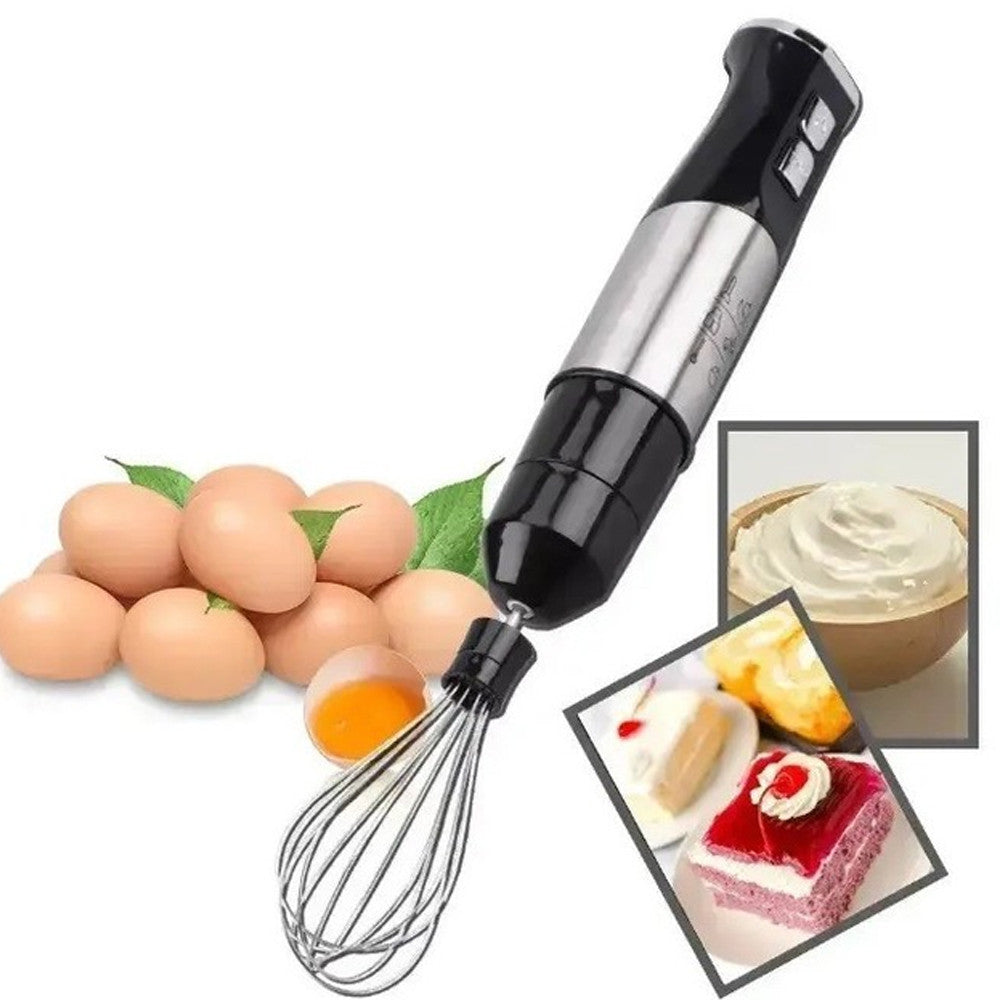 Занурювальний блендер 4в1 RAF R.368B, 800 Вт / Ручний блендер-подрібнювач / Міксер блендер