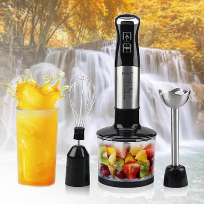 Занурювальний блендер 4в1 RAF R.368B, 800 Вт / Ручний блендер-подрібнювач / Міксер блендер