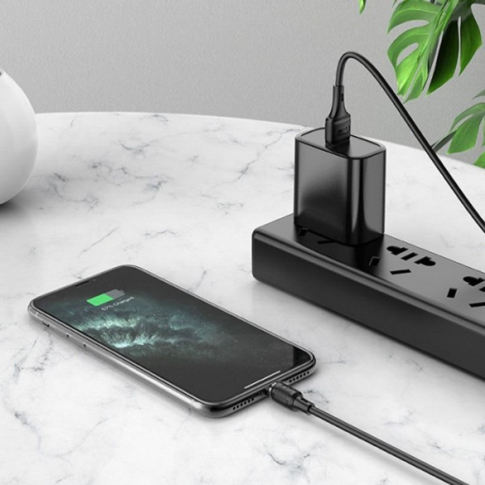 Магнітний кабель USB-Type-C X52, 1м / Шнур для заряджання телефону / Зарядний кабель для смартфона