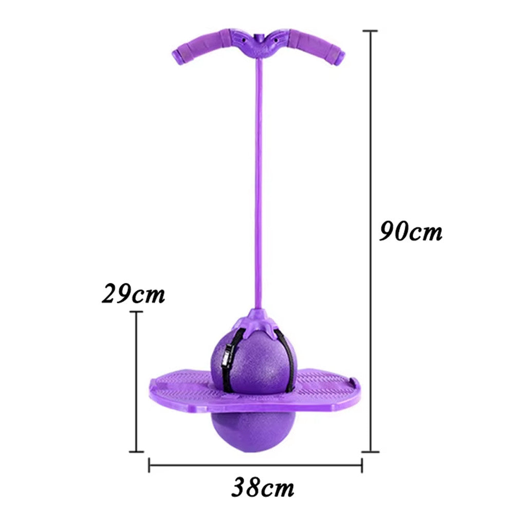 Дитячий м'яч для стрибків до 70кг + Насос, Jumbo Viking, Фіолетовий / Джампінг для дітей / Джампер / Тренажер для стрибків
