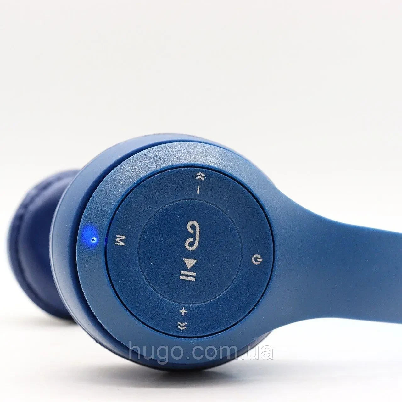 Бездротові Bluetooth навушники з котячими вушками та підсвічуванням Cat Miu Star P47 Сині / Дитячі навушники