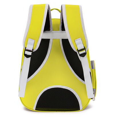 Рюкзак для перенесення тварин прозорий до 5кг, 45×33×25см, Жовтий / Рюкзак для кота / Сумка-переноска для тварин