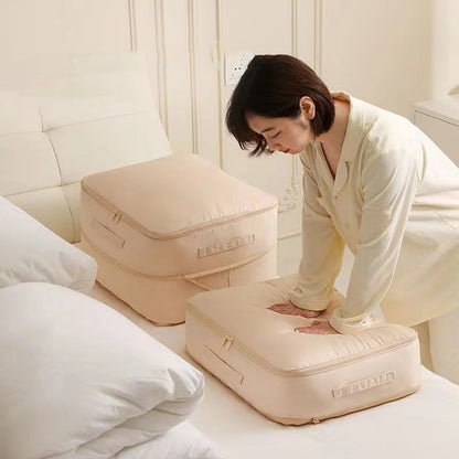 Органайзер для зберігання речей 3 розміри, Бежевий / Сумка для зберігання одягу / Органайзер для білизни