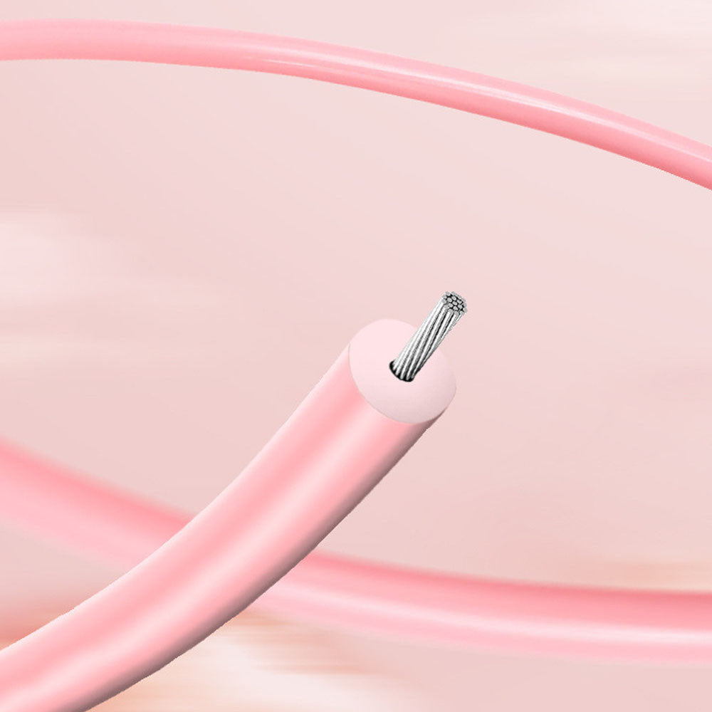 Скакалка з лічильником "Кеглі", Рожевий / Спортивна скакалка для схуднення / Скакалка з регульованою довжиною