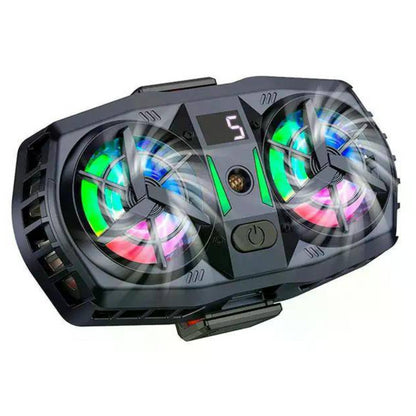 Кулер для охолодження для телефону Hoco GM36 (10x6x3 см) / Вентилятор для охолодження смартфона / Ігровий кулер